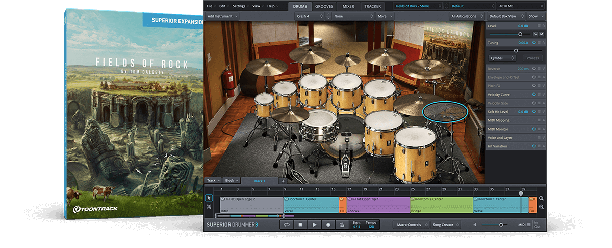 Toontrack SDX - Fields of  Rock